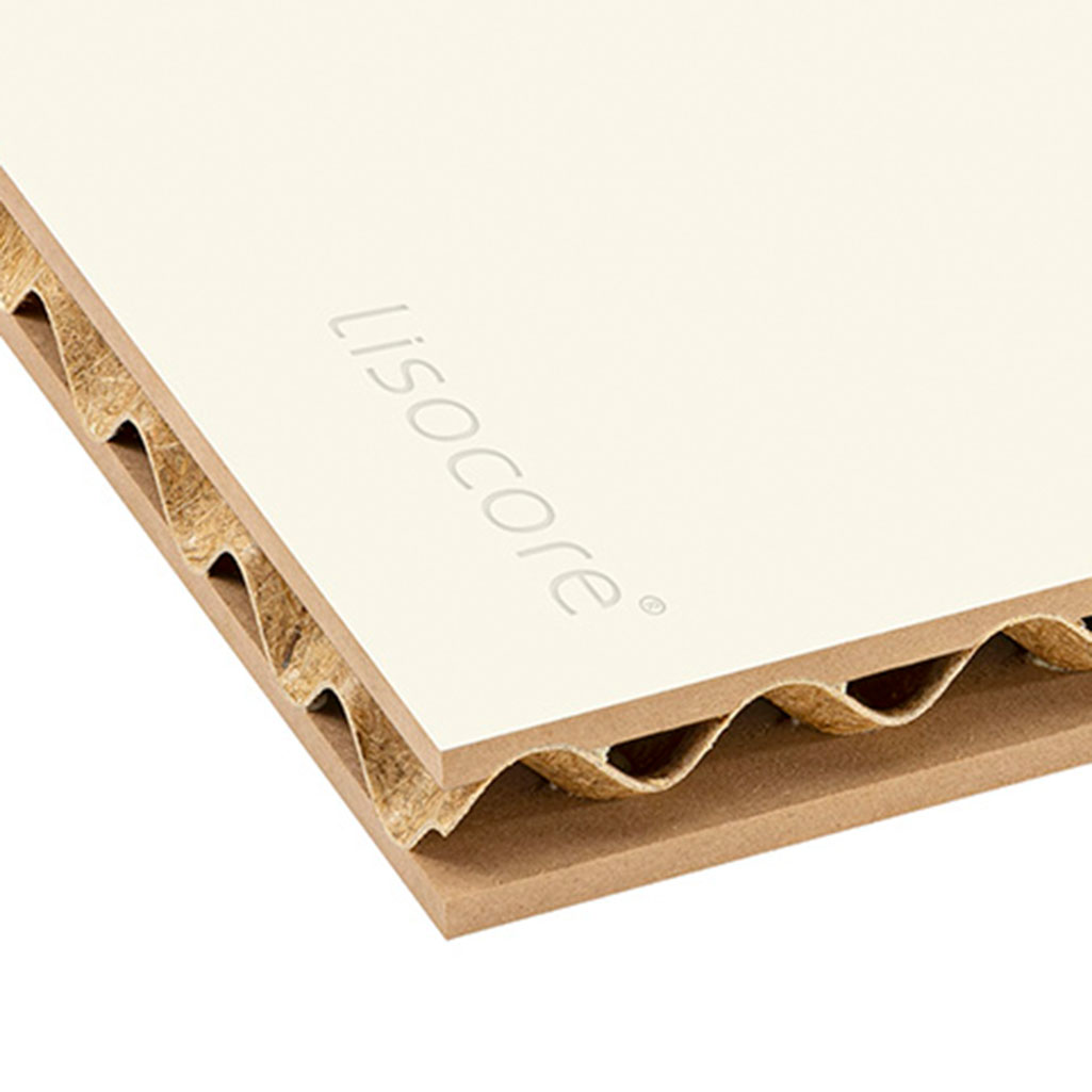 Platte aus Lisocore® Leichtbau-Werkstoff