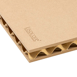 Platte aus Lisocore® Leichtbau-Werkstoff